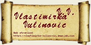 Vlastimirka Vulinović vizit kartica